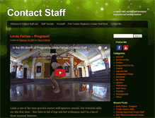 Tablet Screenshot of contact-staff.com